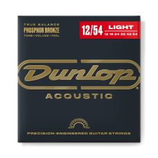 Набор струн DUNLOP DAP1254 PHOSPHOR BRONZE ACOUSTIC GUITAR STRINGS (12-54)